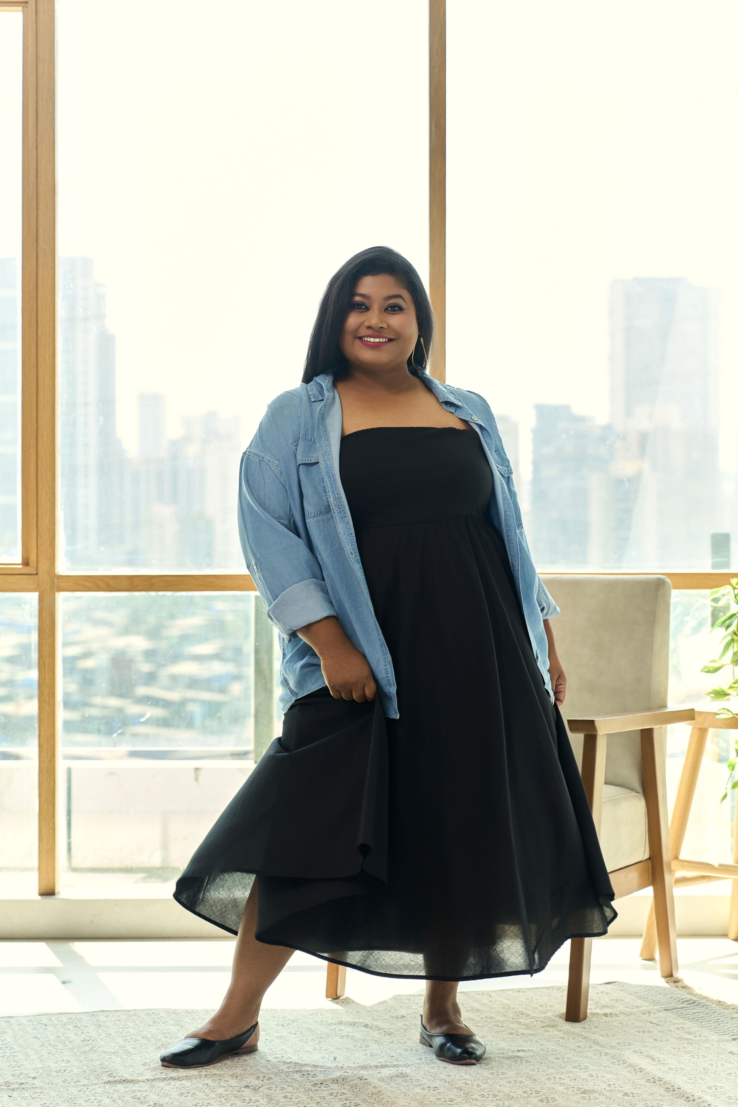 Elegant Black Tube Maxi Dress – Party & Evening Perfect