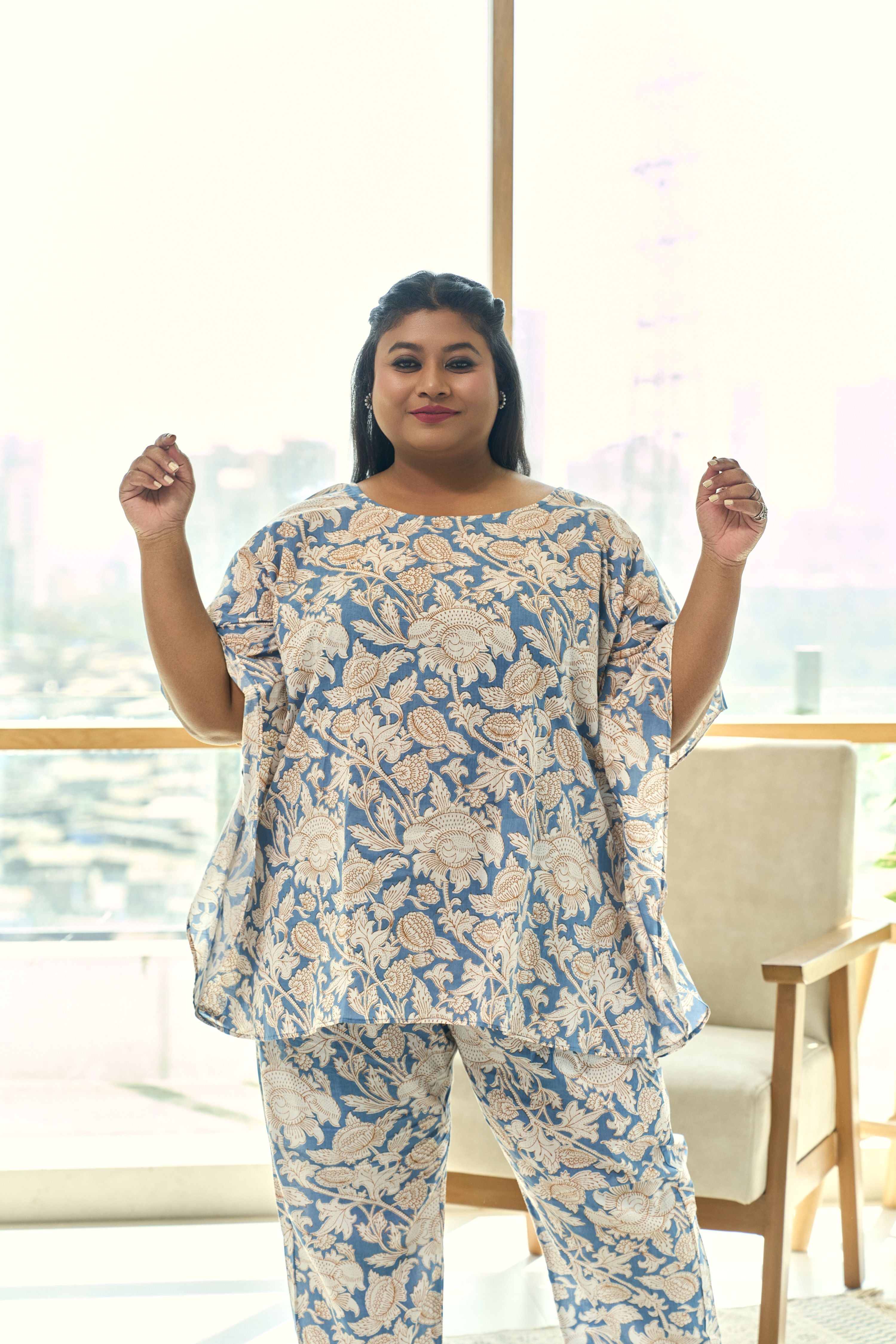 Kaftan Co-ord Set-Plus Size
