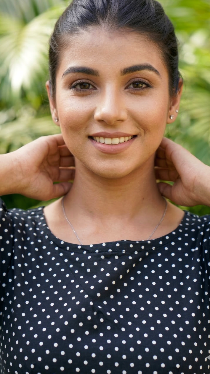 Regular Black Polka Tiered Maxi Dress