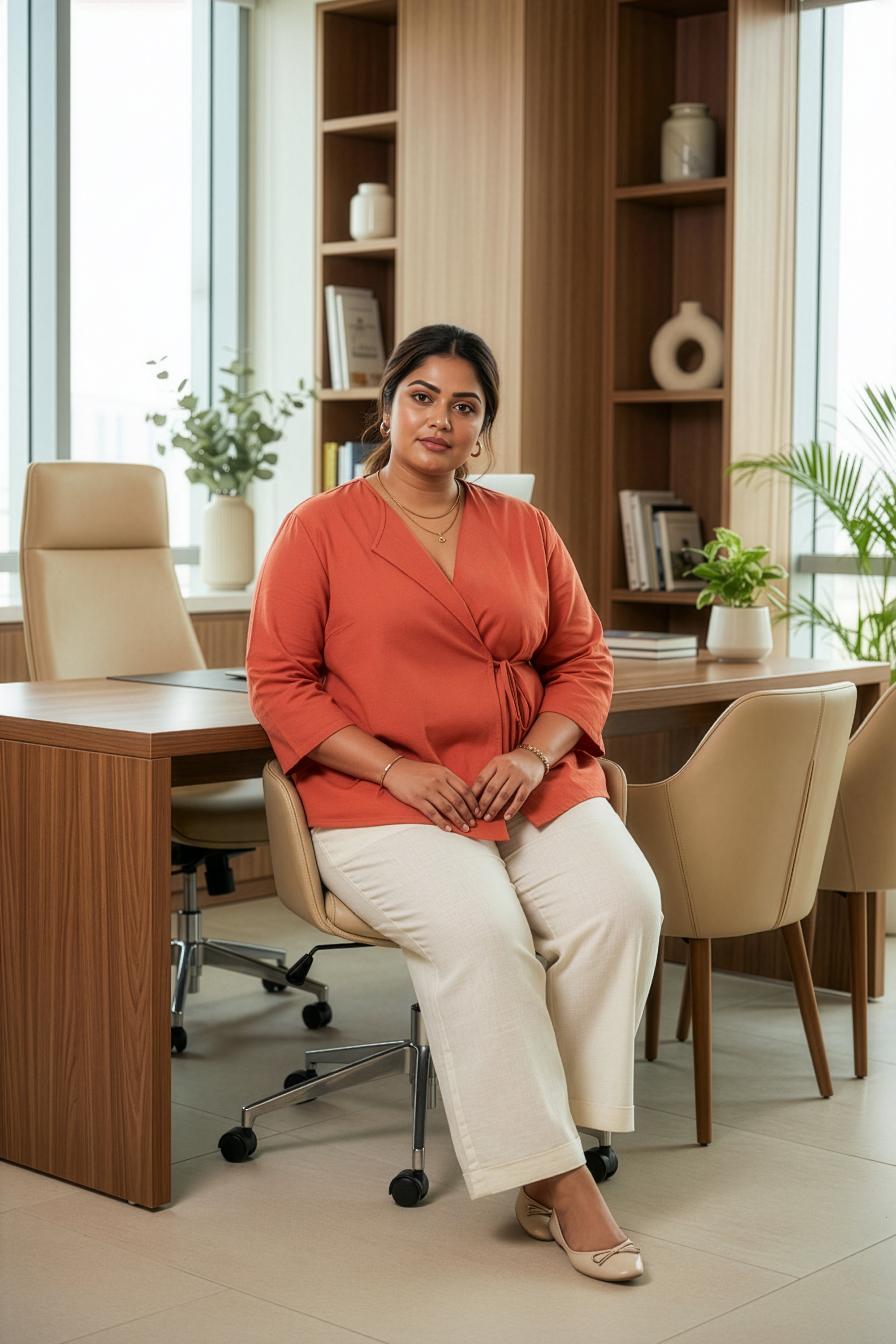 Coral Angarakha Linen Jacket – A Wardrobe Staple