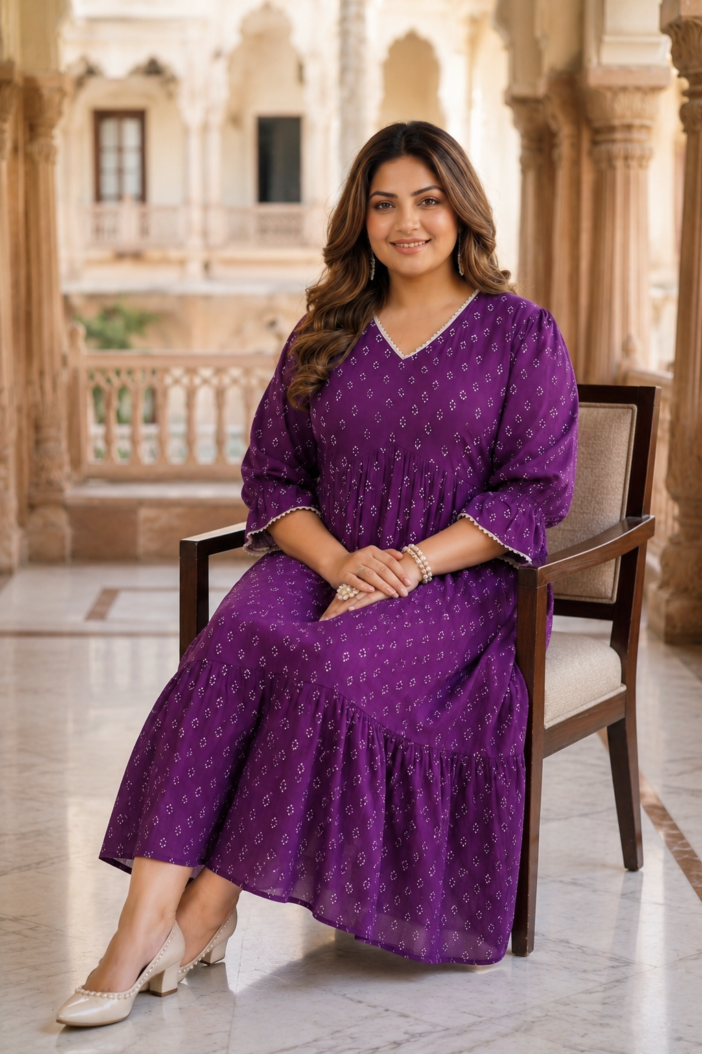 Purple Glamour Dress