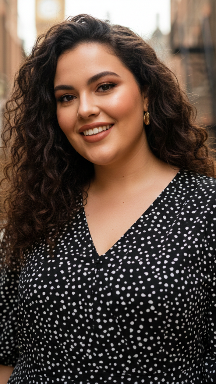 Trendy Black Animal Print Crepe Midi Dress – Party Perfect