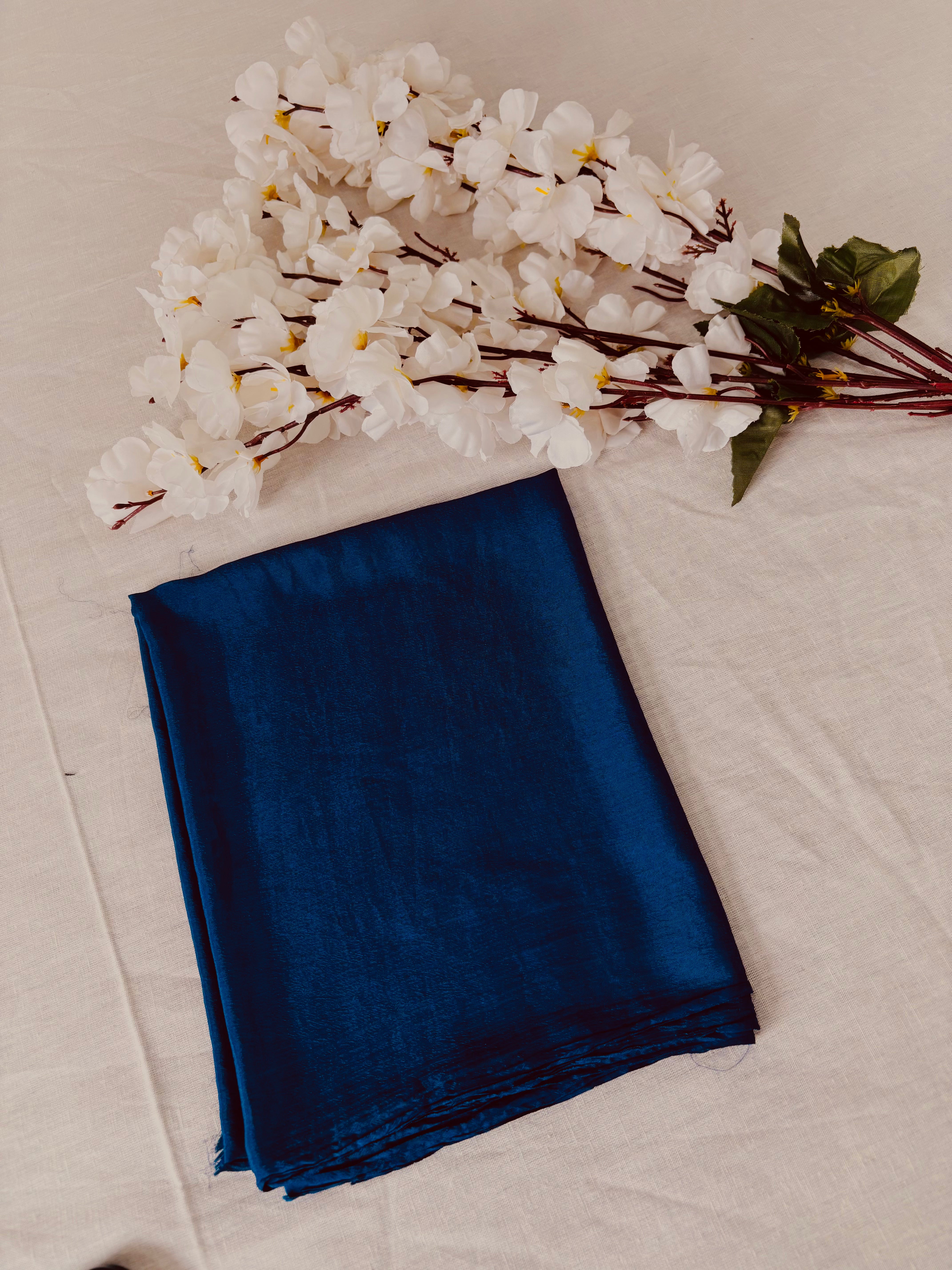 Royal Blue Bandhani Saree
