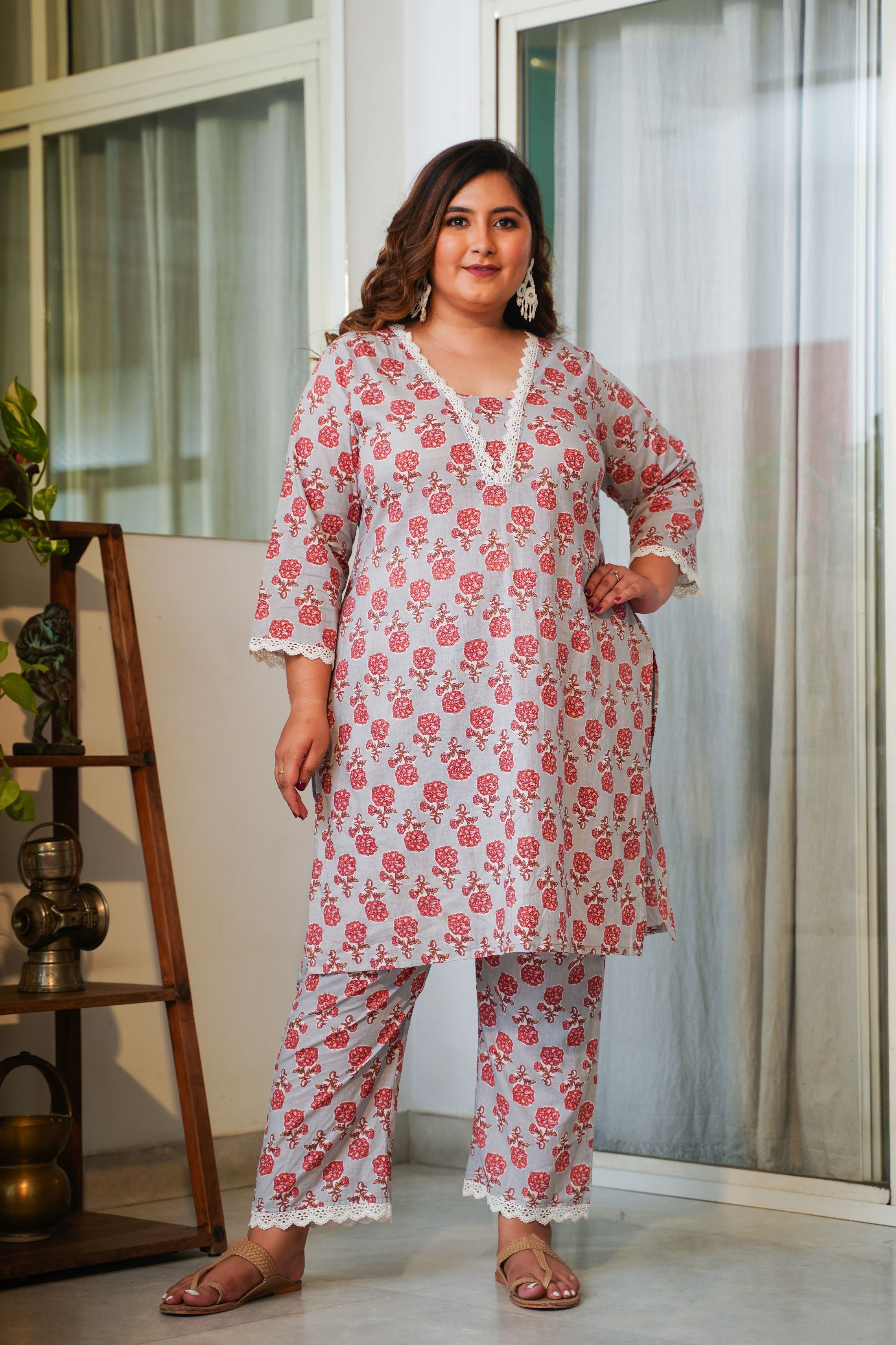 ROSE PRINT CO-ORD SET