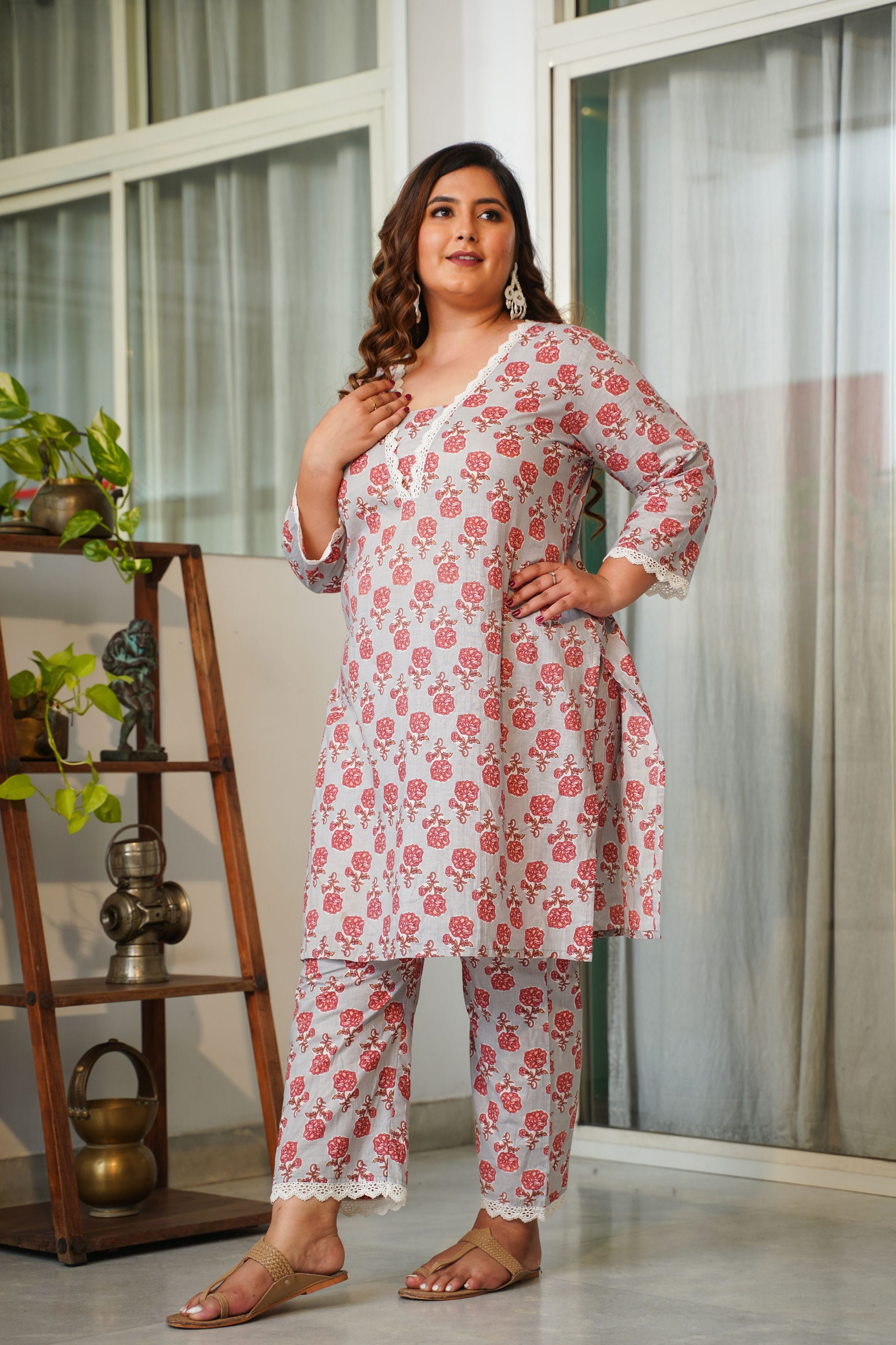 ROSE PRINT CO-ORD SET