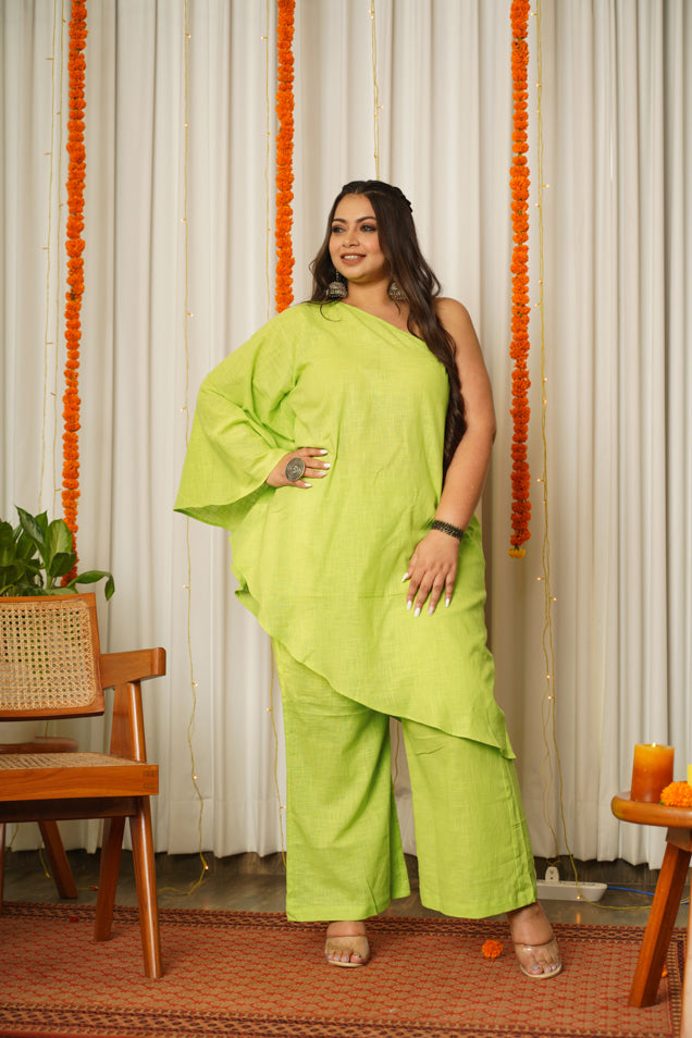 Lime Gaga Co-ord Set