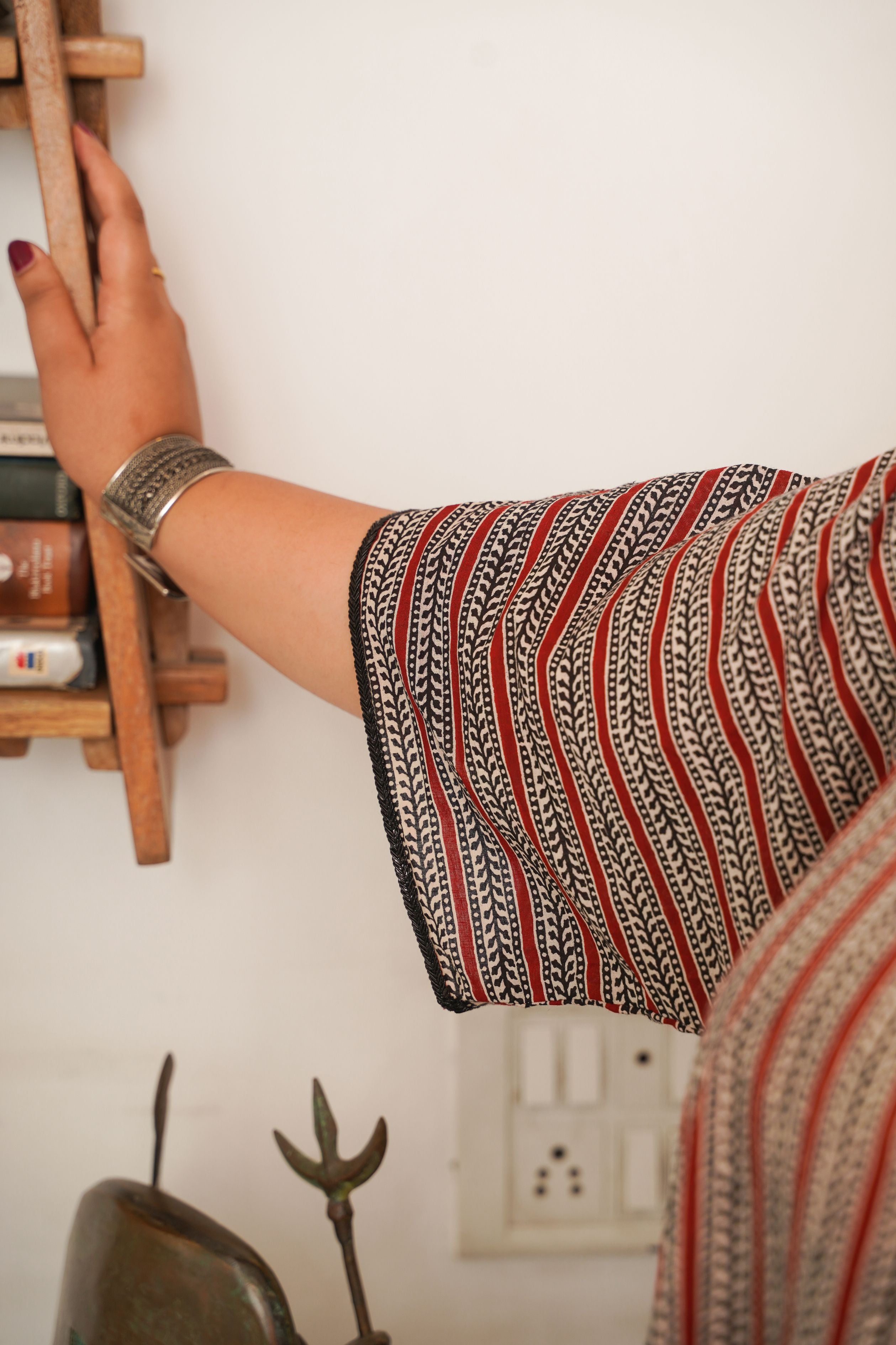 Boho Stripes Anti-Fit Top ( Only Top )