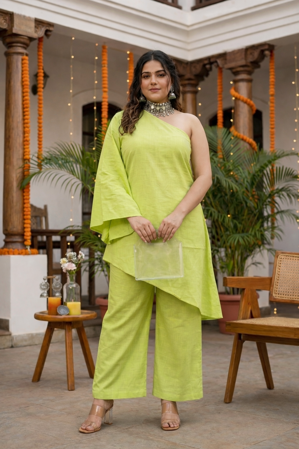 Regular Lime Gaga Co-ord Set