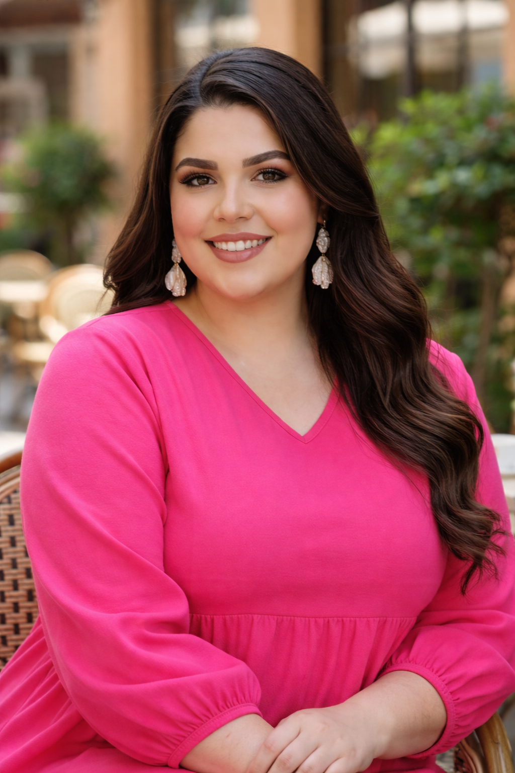 Barbie Pink Tiered Short Dress