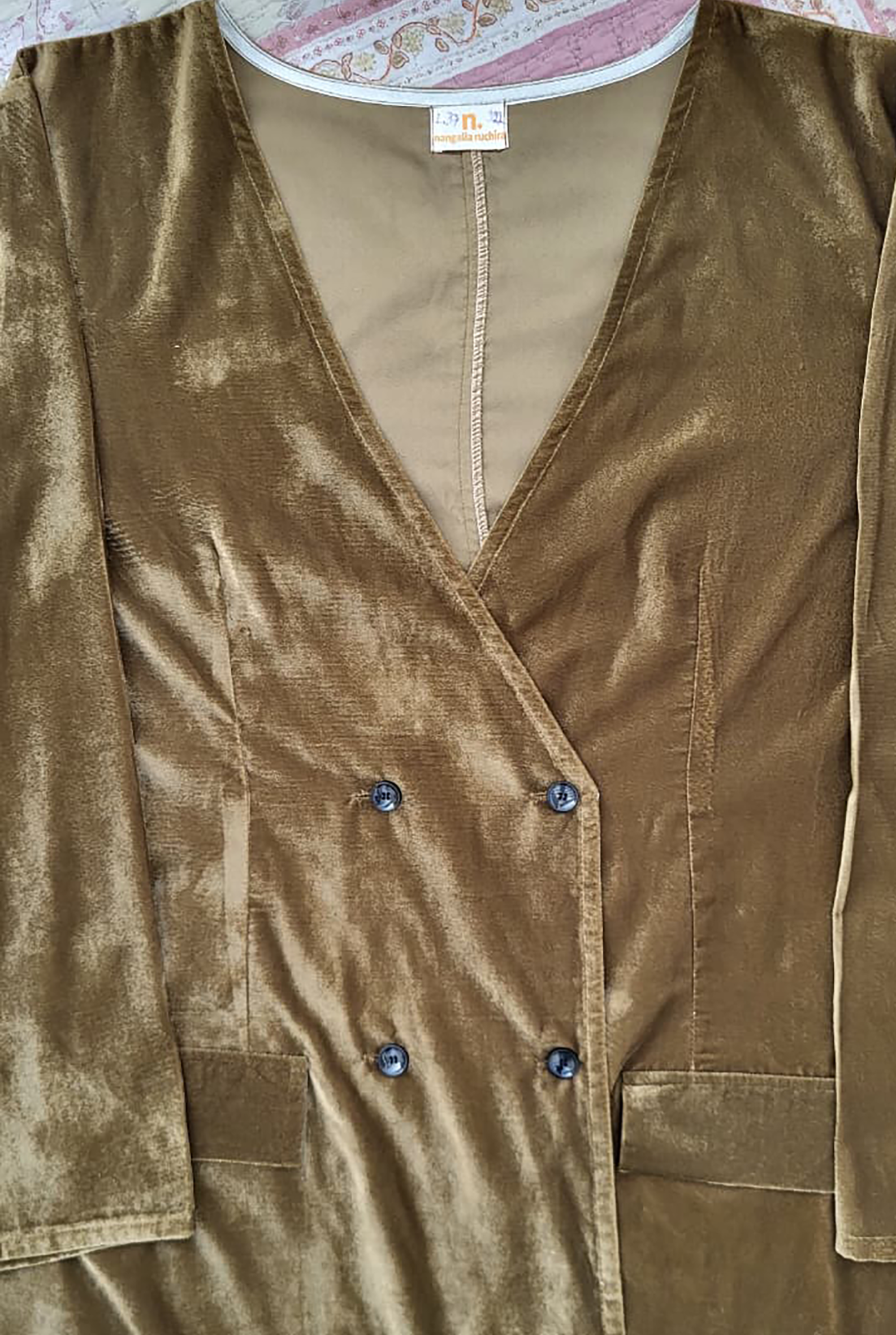 Plus Size Premium Plush Velvet Blazer & Wide-Leg Pants Co-Ord Set