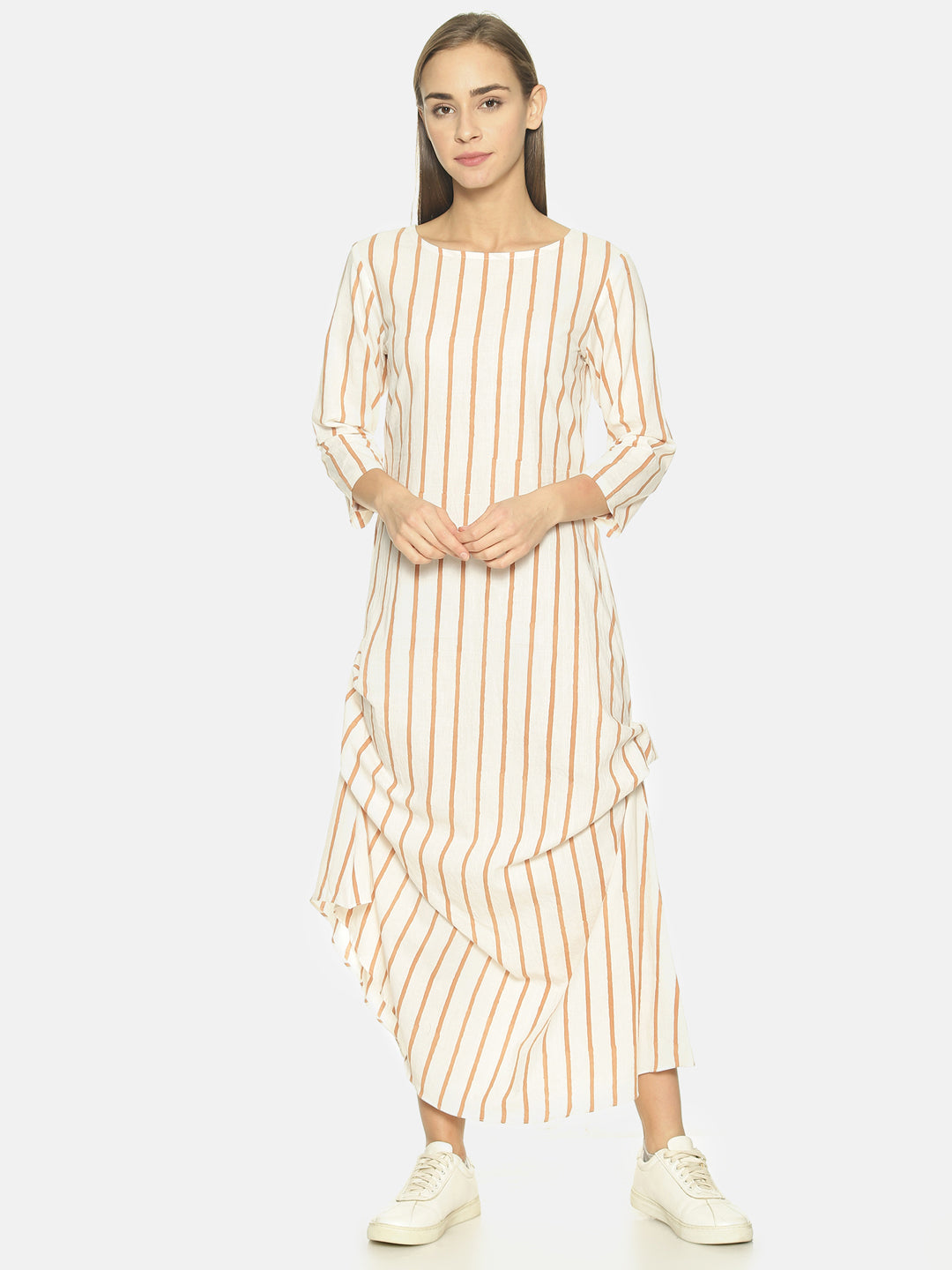 Striped Cowled Maxi | NR