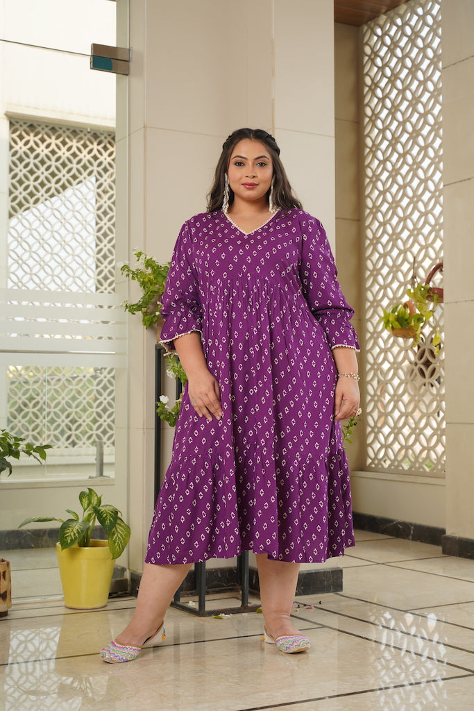 Purple Glamour Dress