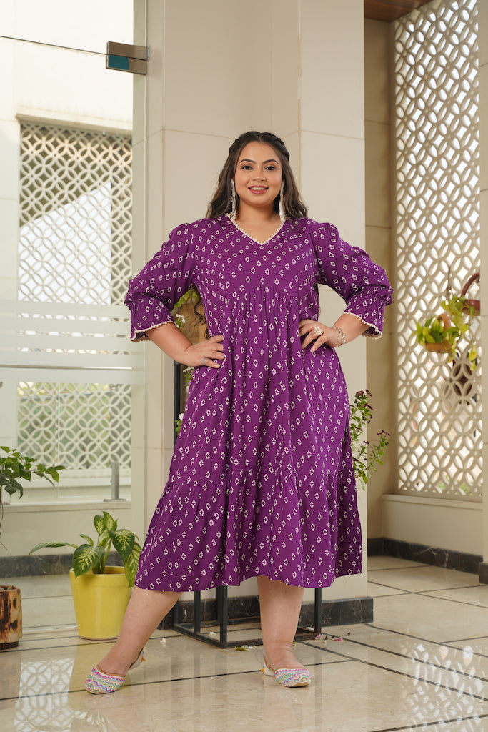 Purple Glamour Dress