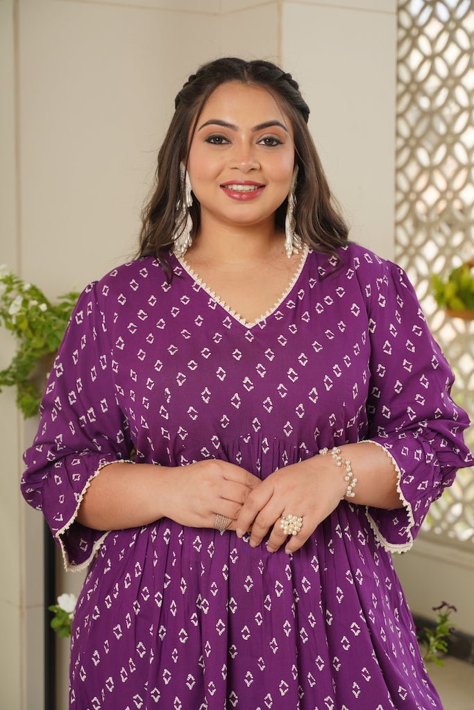 Purple Glamour Dress