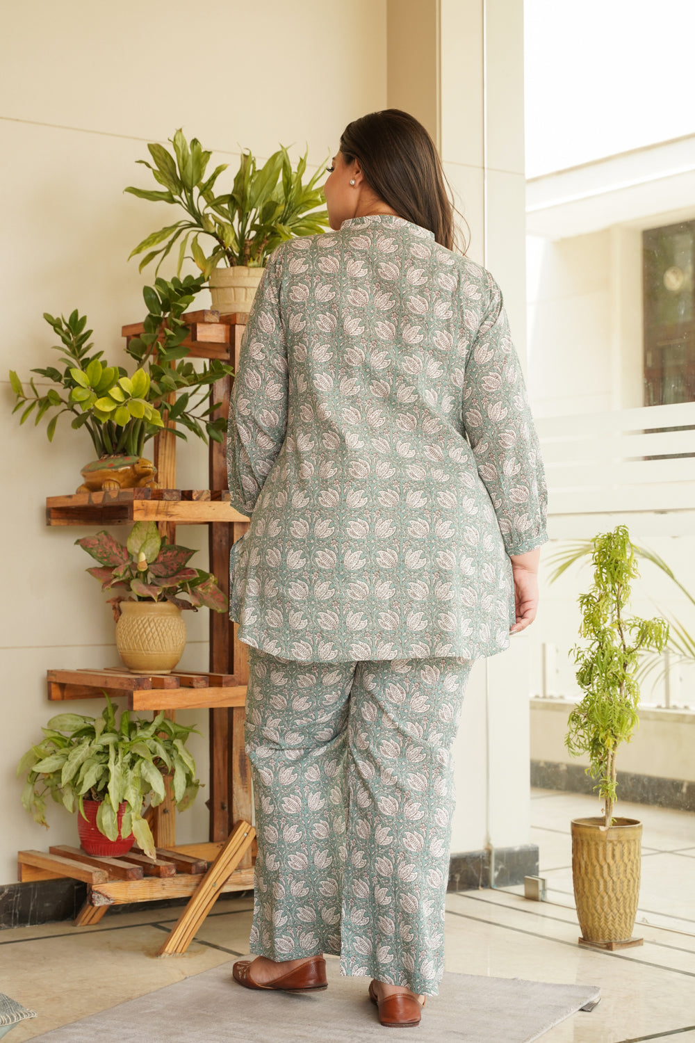 Mint Short Kurta Co-ord Set