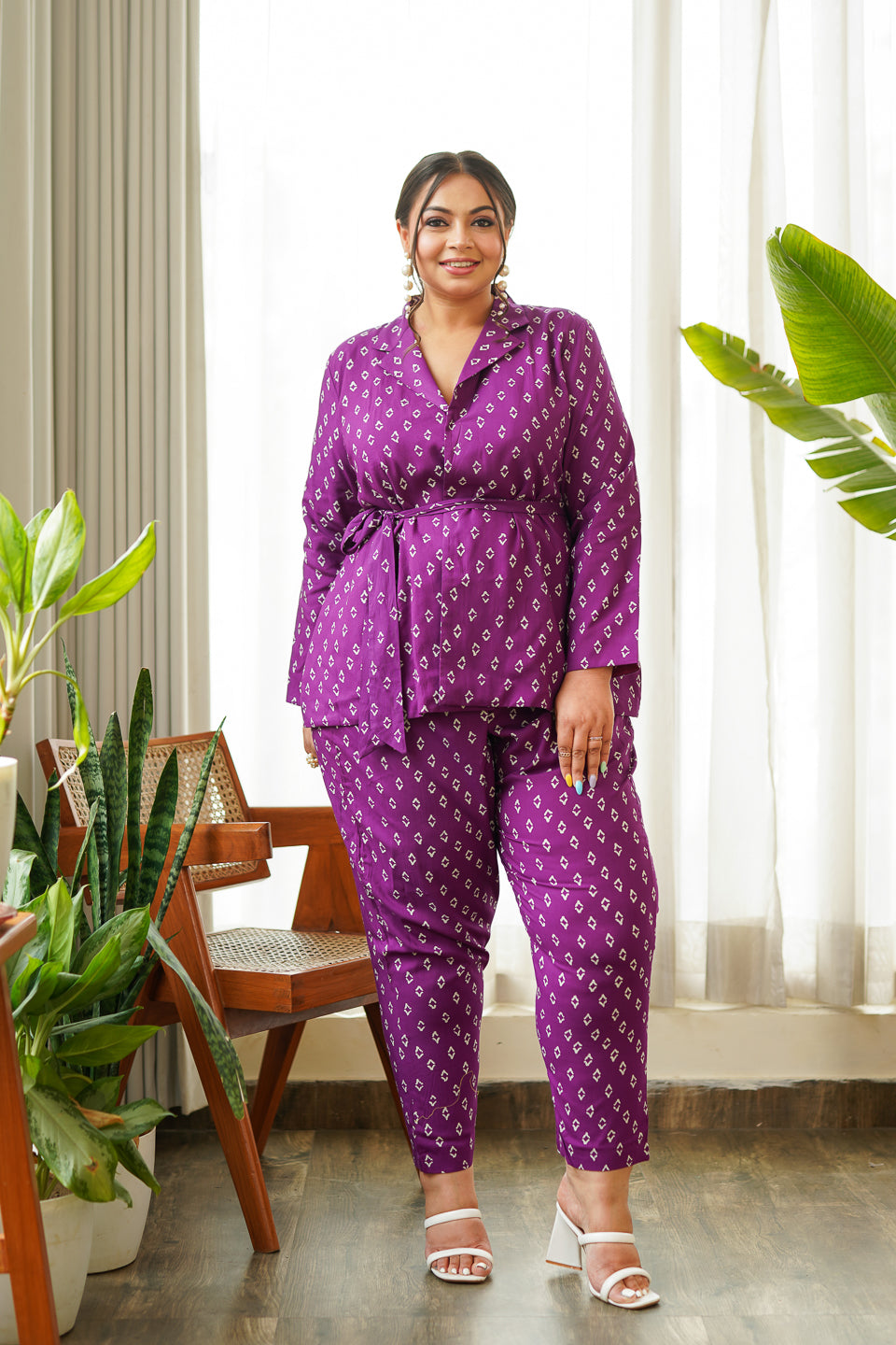 Purple Pantsuit