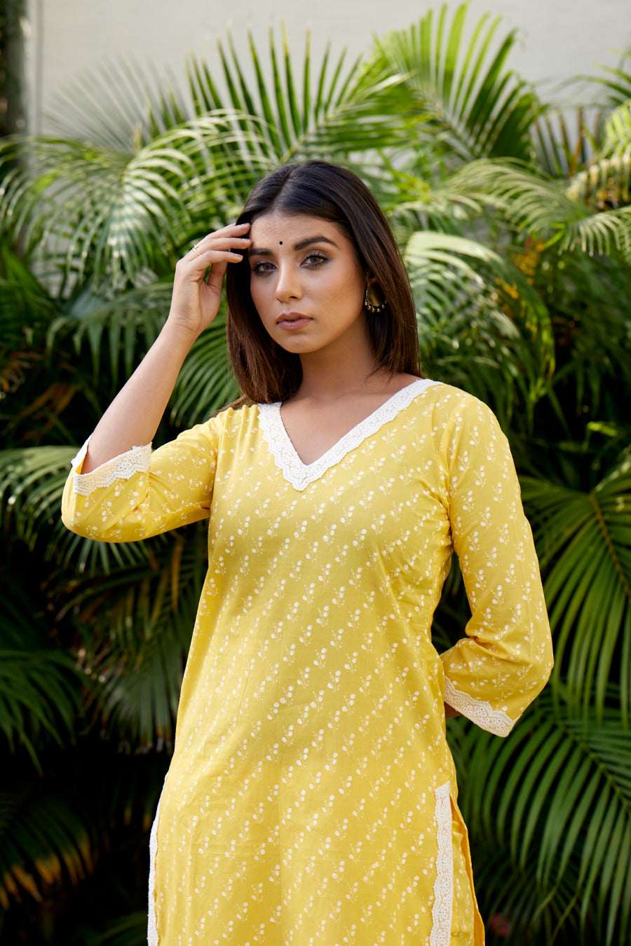 Yellow Co-ord Kurta Set