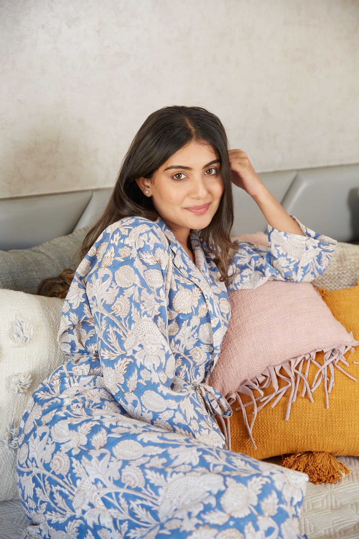 Robe Night Dress With Belt | NR