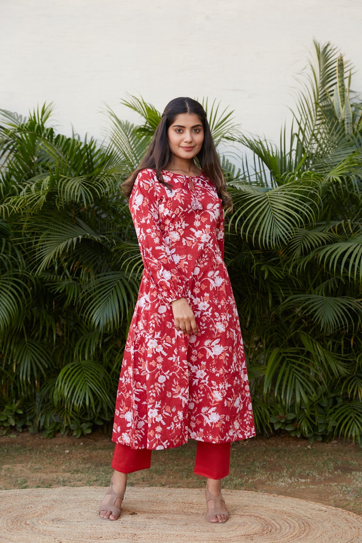 Floral Print Kurta Set | NR