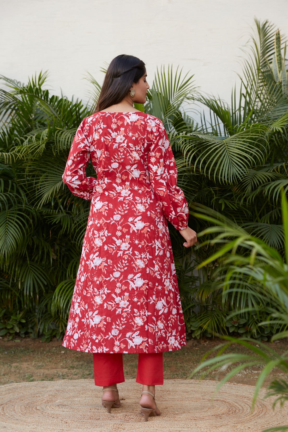 Floral Print Kurta Set with Straight Pants | NR