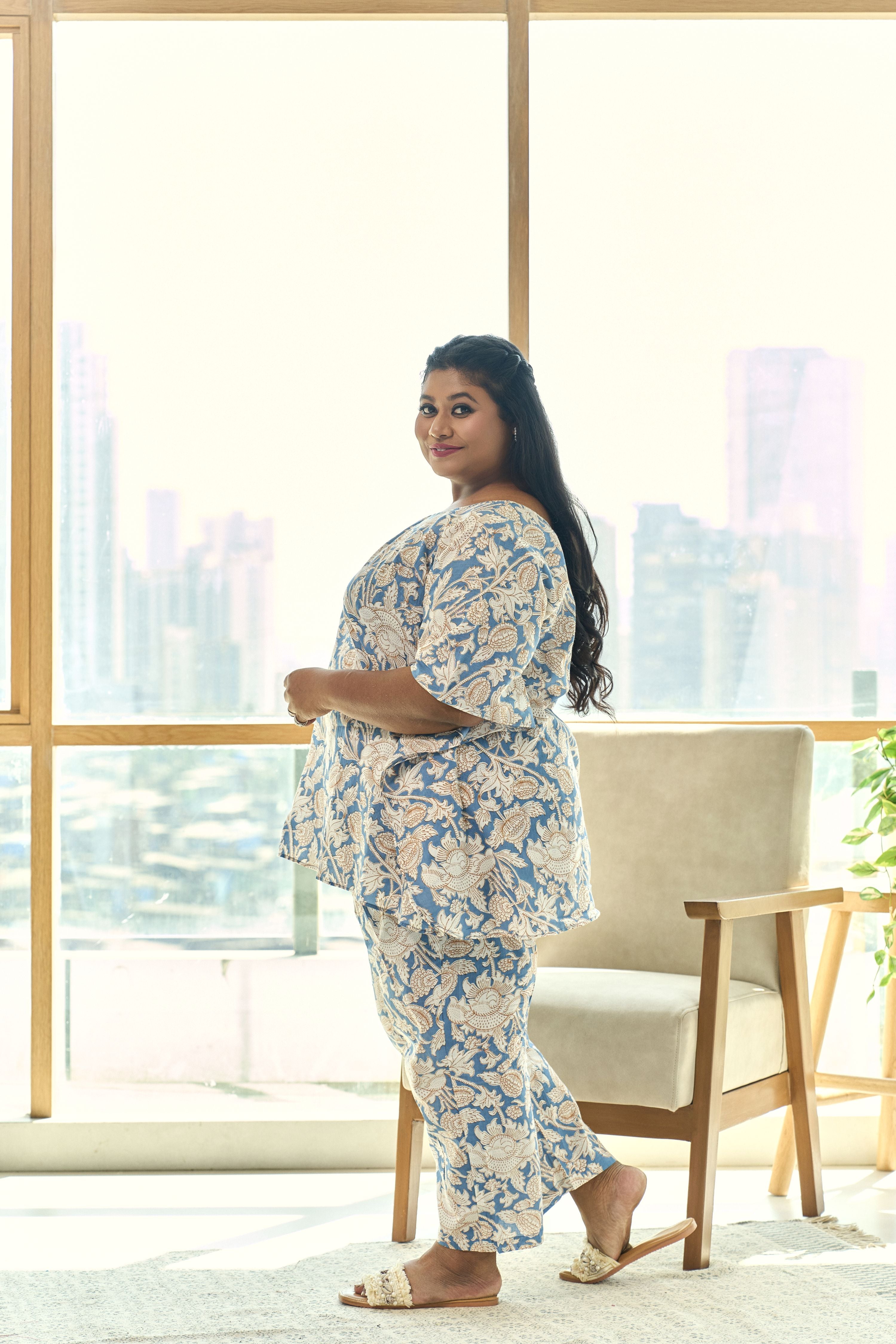 Kaftan Co-ord Set-Plus Size