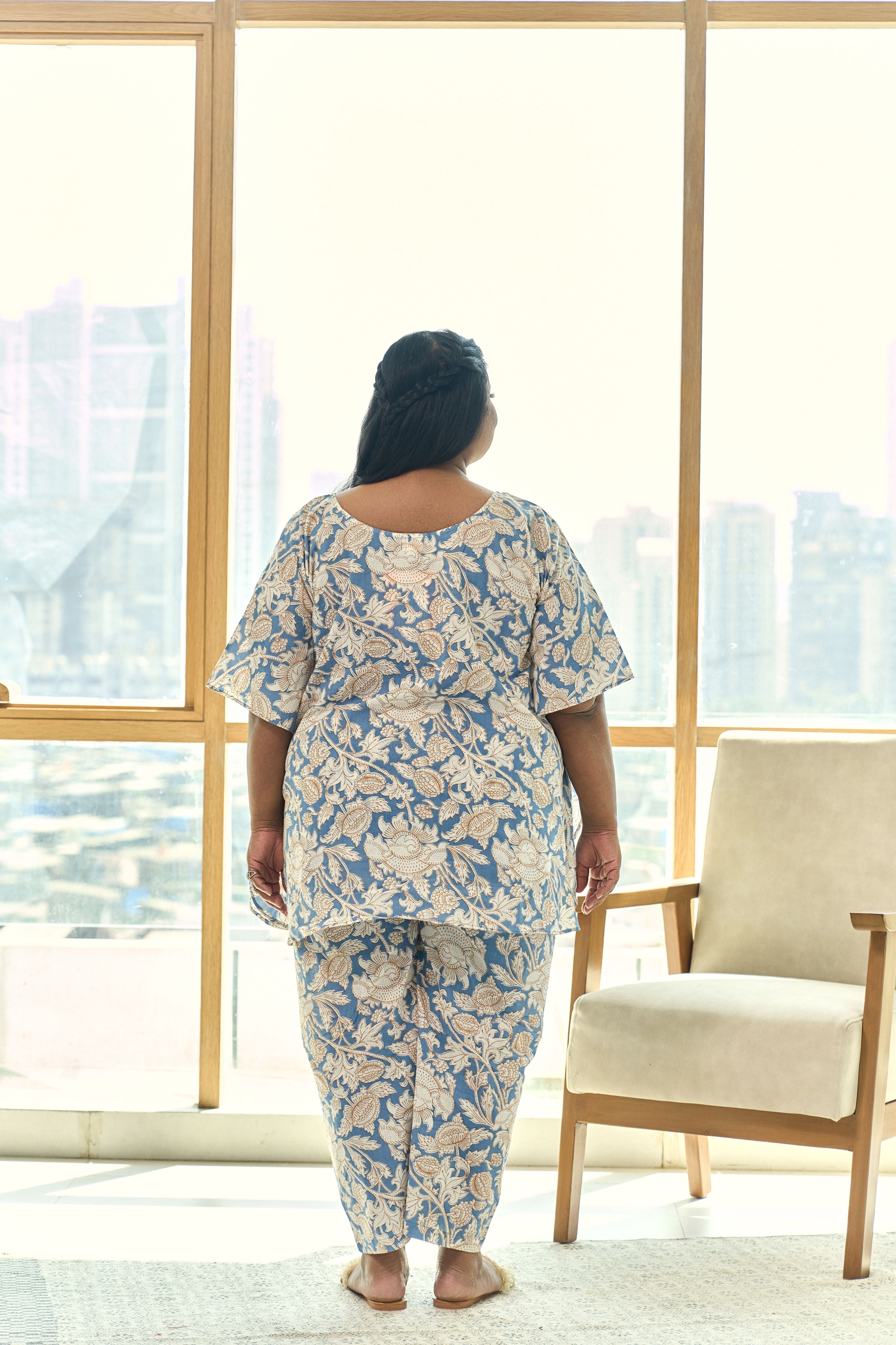 Kaftan Co-ord Set-Plus Size