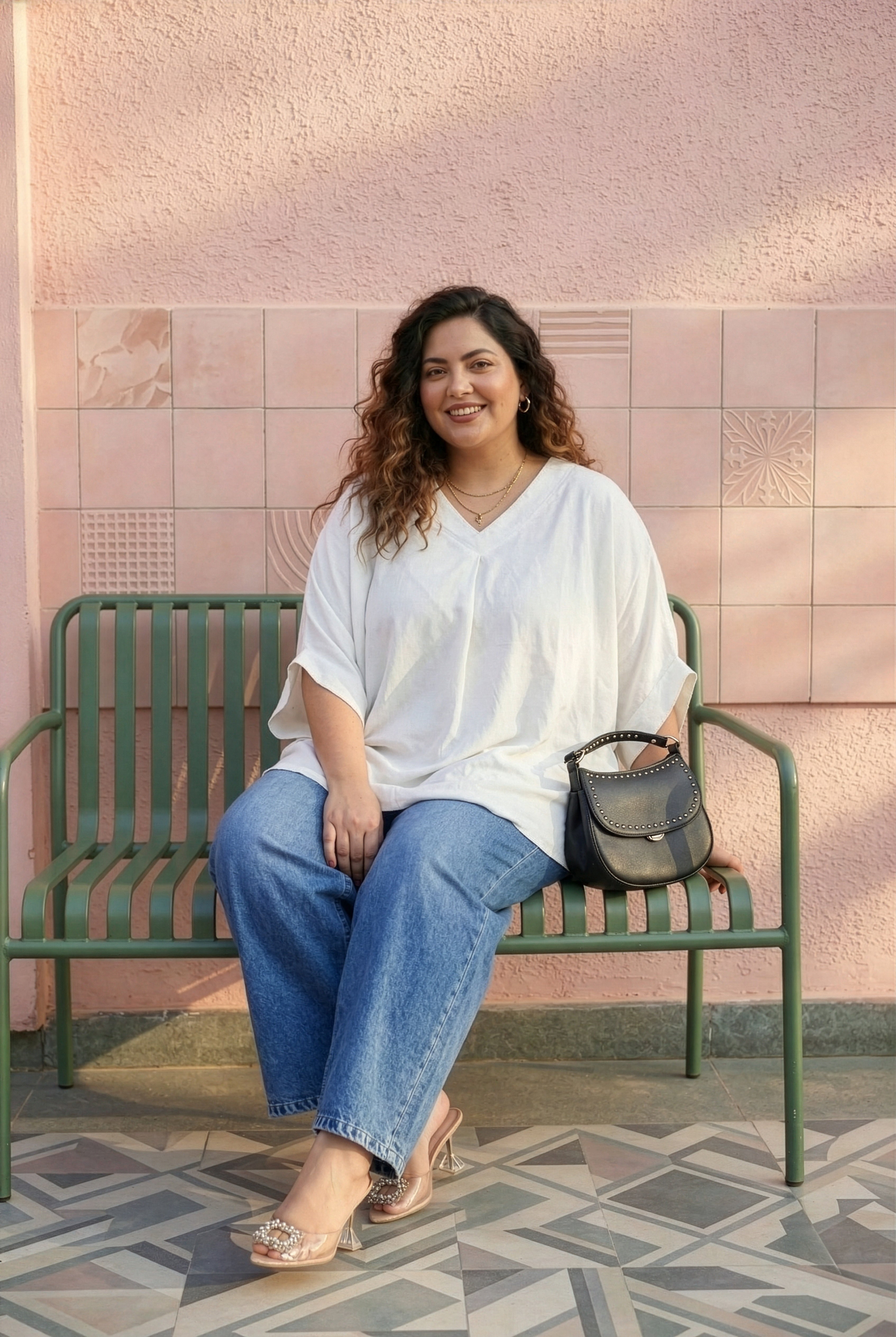 Modal Off White Relaxed Top