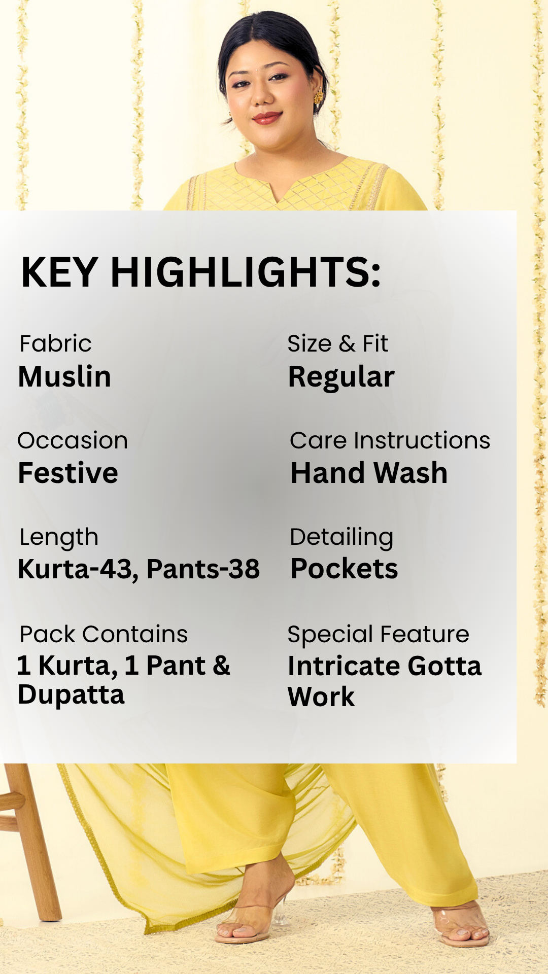 Green Embroidered Kurta Suit Set with Farsi Salwar (3 Pc)