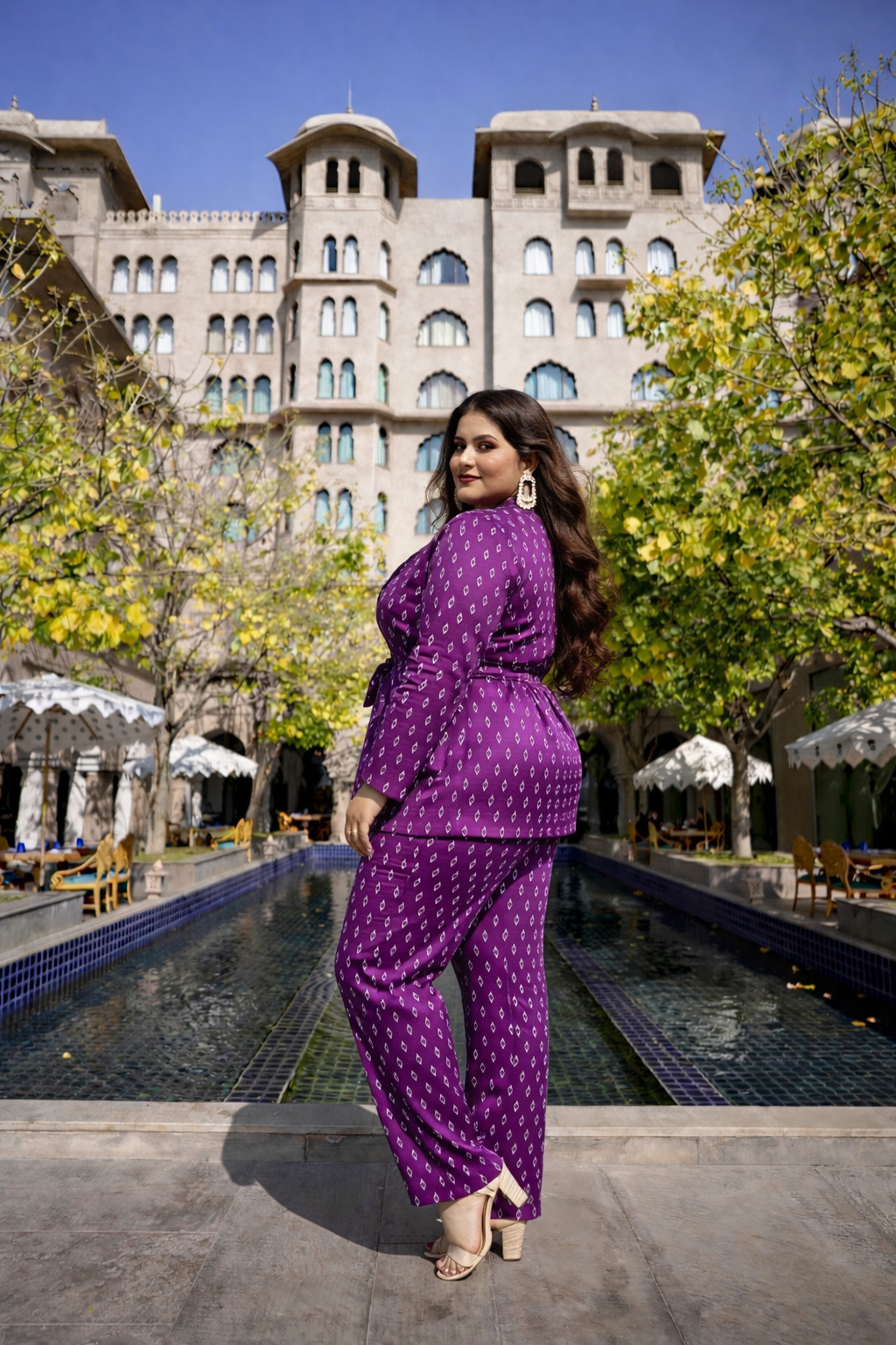 Purple Pantsuit