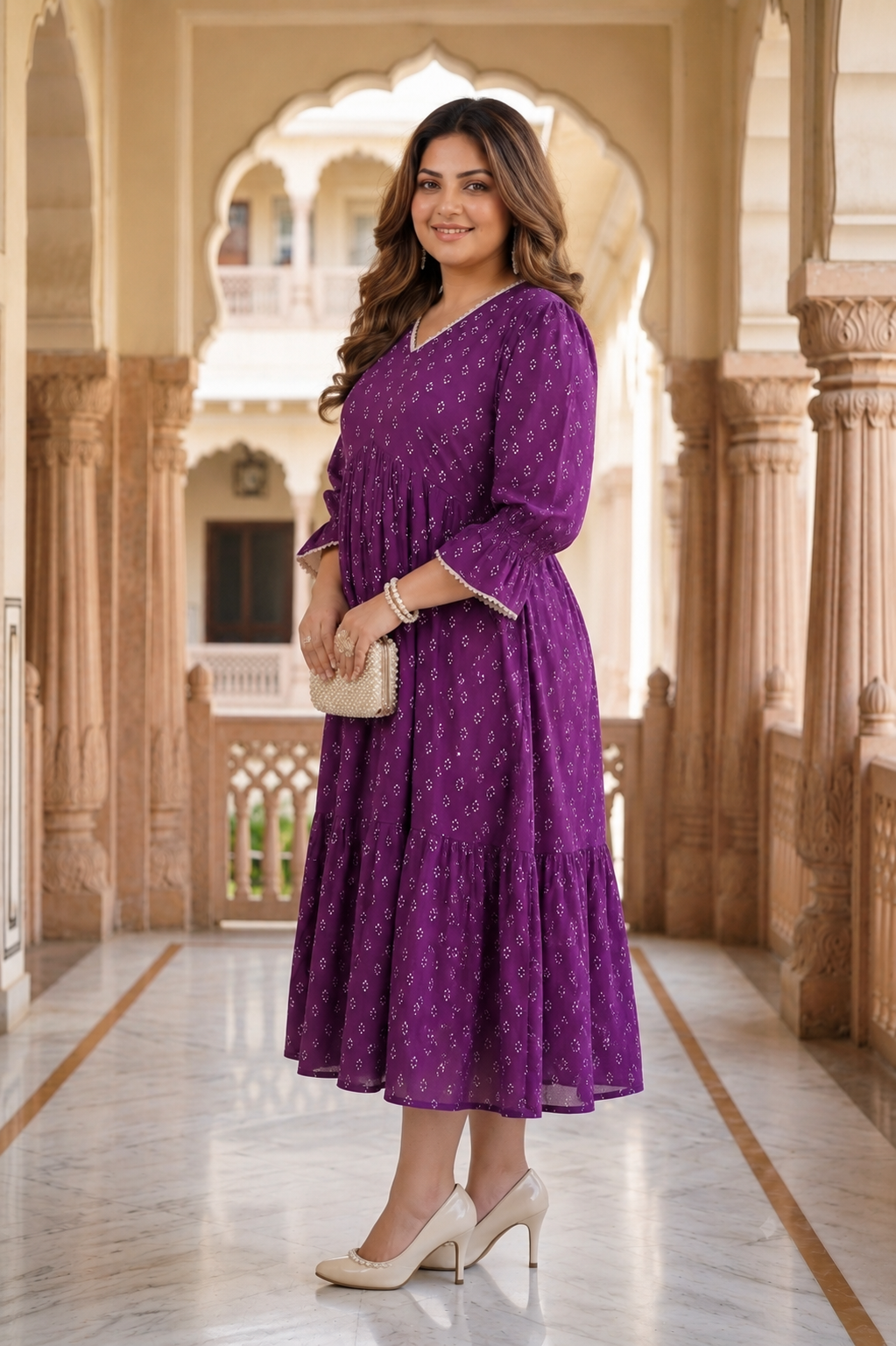 Purple Glamour Dress
