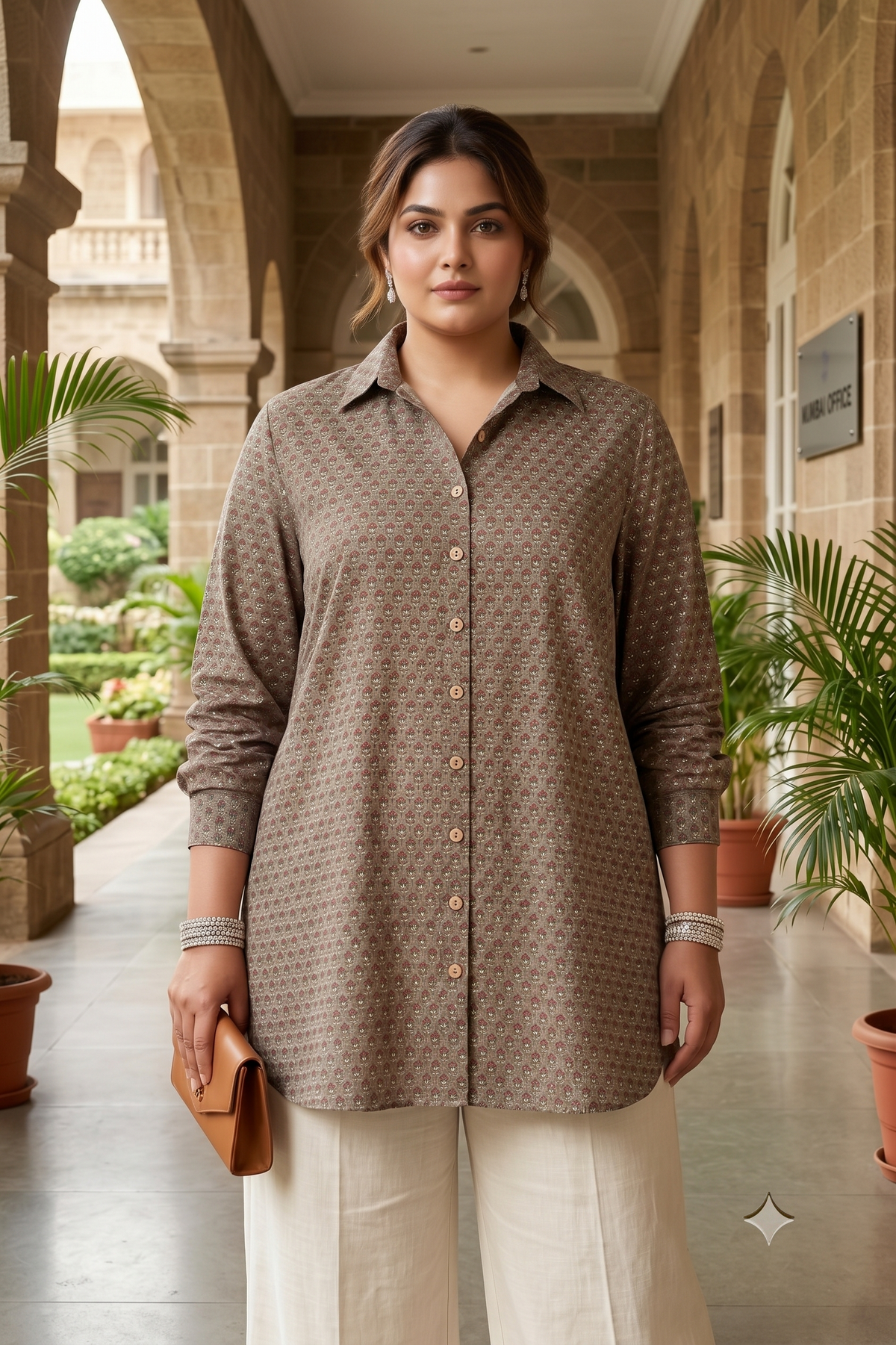 Taupe Booti Shirt