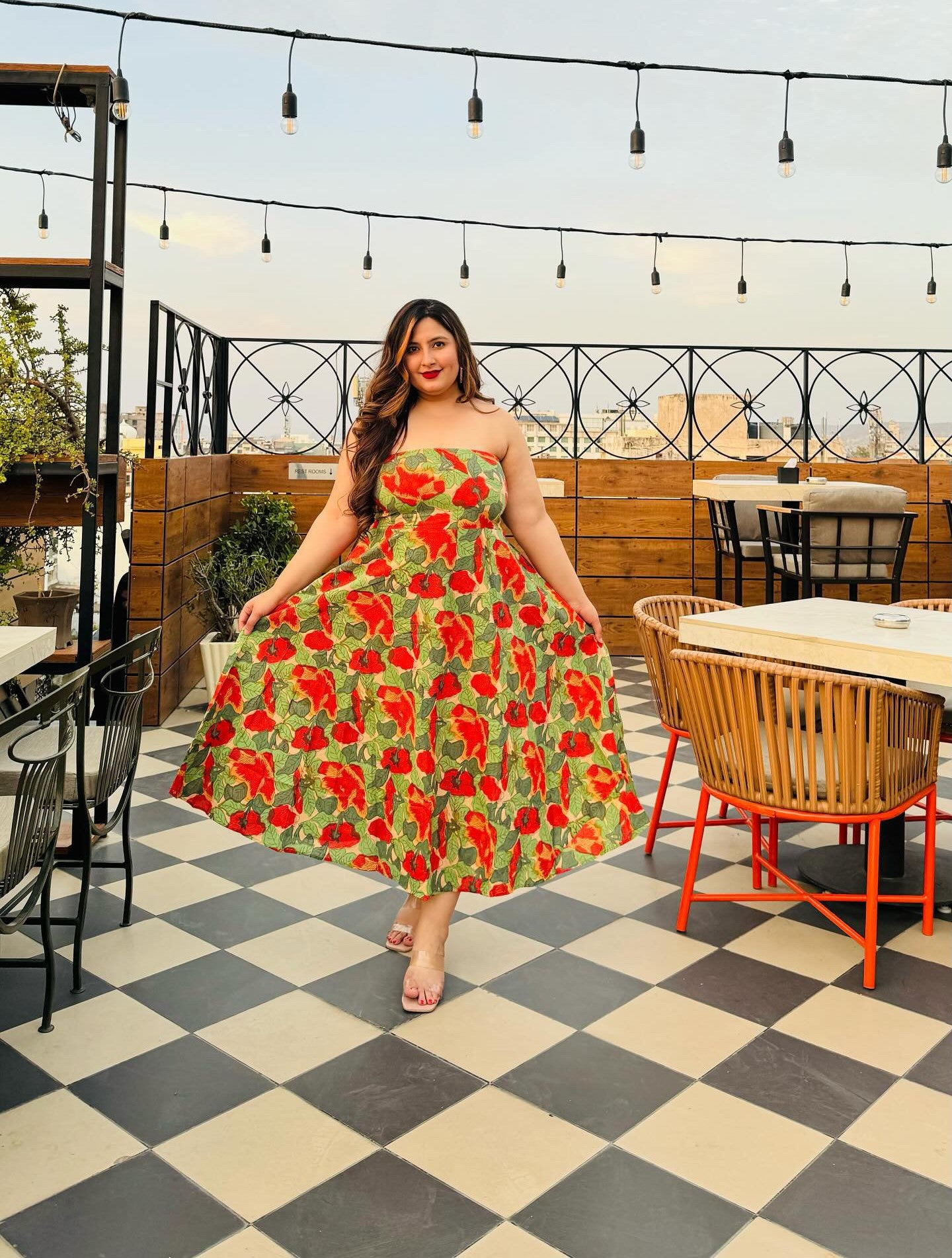 Tropical Tube Dress - Regular Size