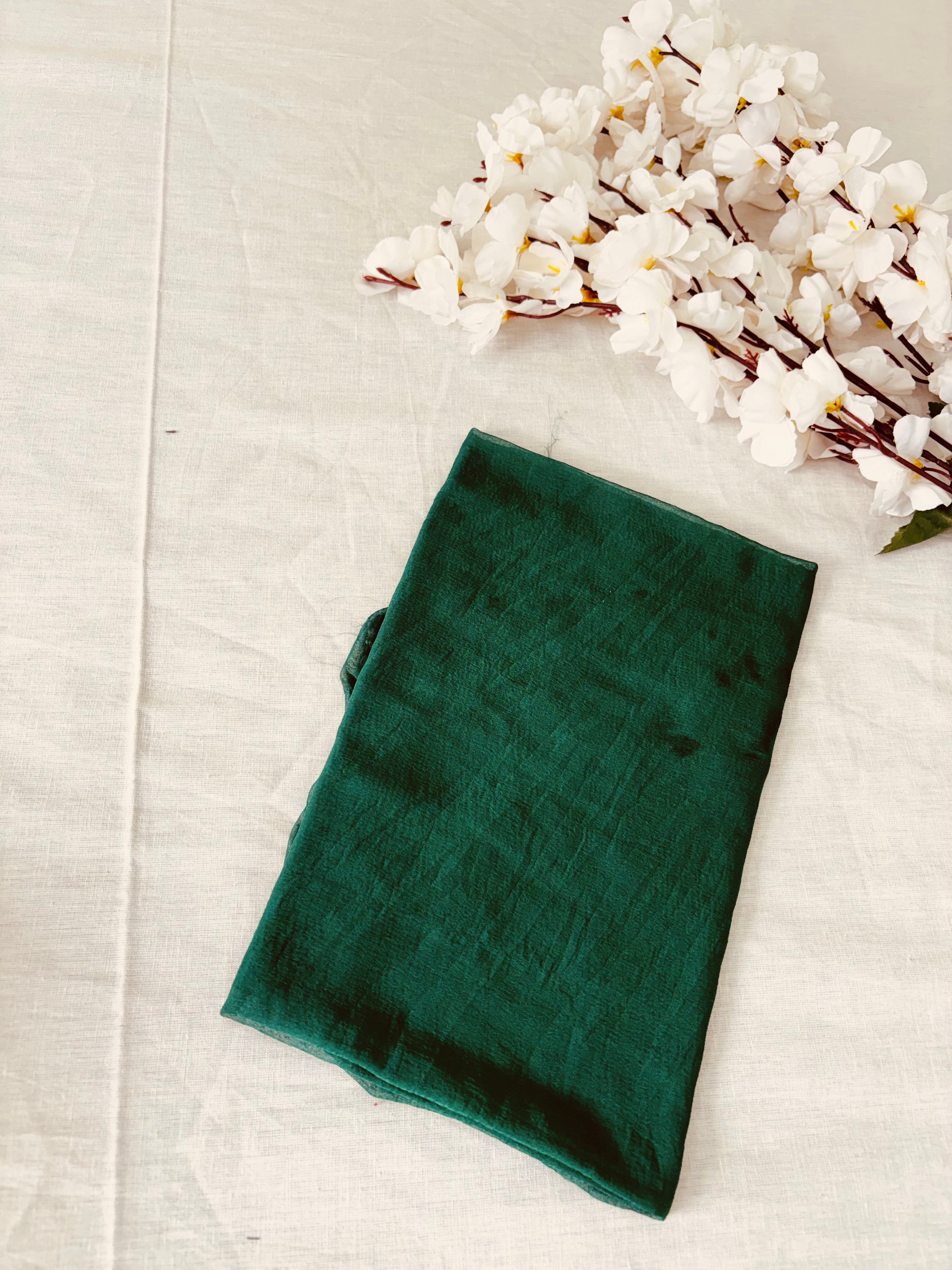 Elegant Green Leheriya Saree