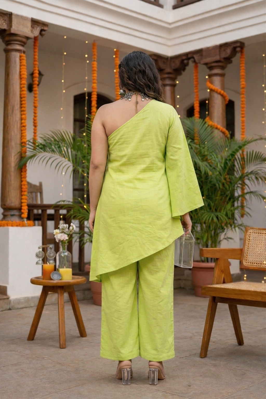 Regular Lime Gaga Co-ord Set