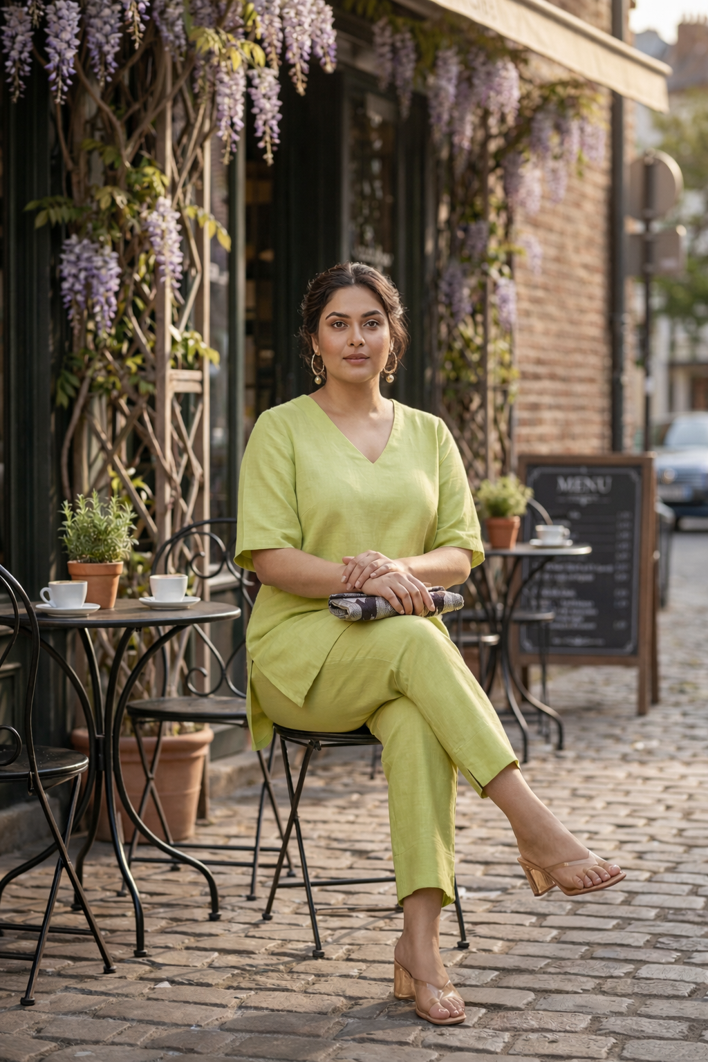 Lime Green Modal Co-ord Set