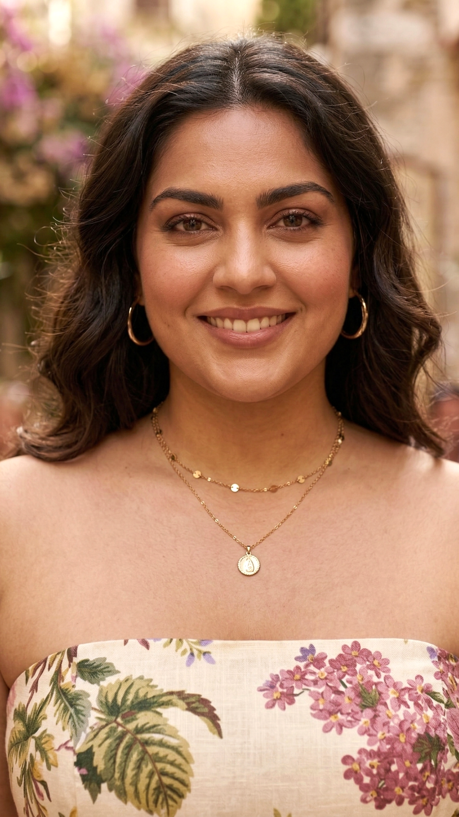 Plus Size Floral Tube Dress | Strapless Cotton Summer Maxi Dress for Women