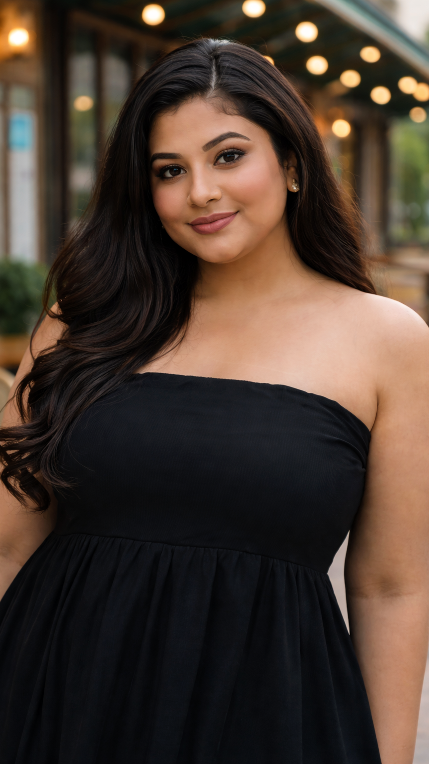 Elegant Black Tube Maxi Dress – Party & Evening Perfect