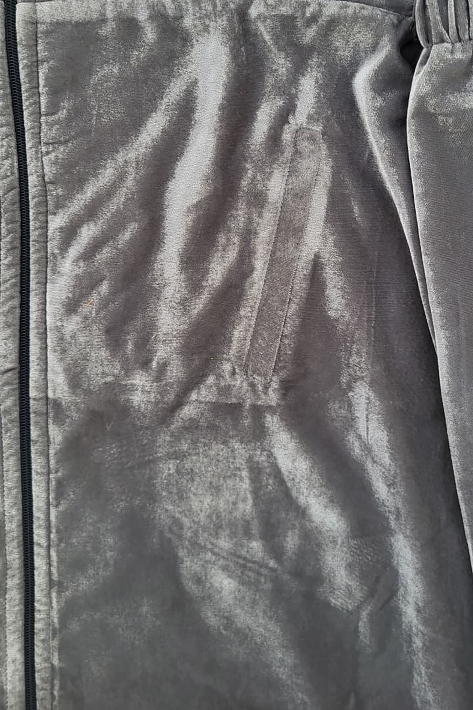 Plus Size Shimmer Velvet Bomber Jacket for Women