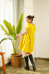 Sulphur Yellow Babe Dress