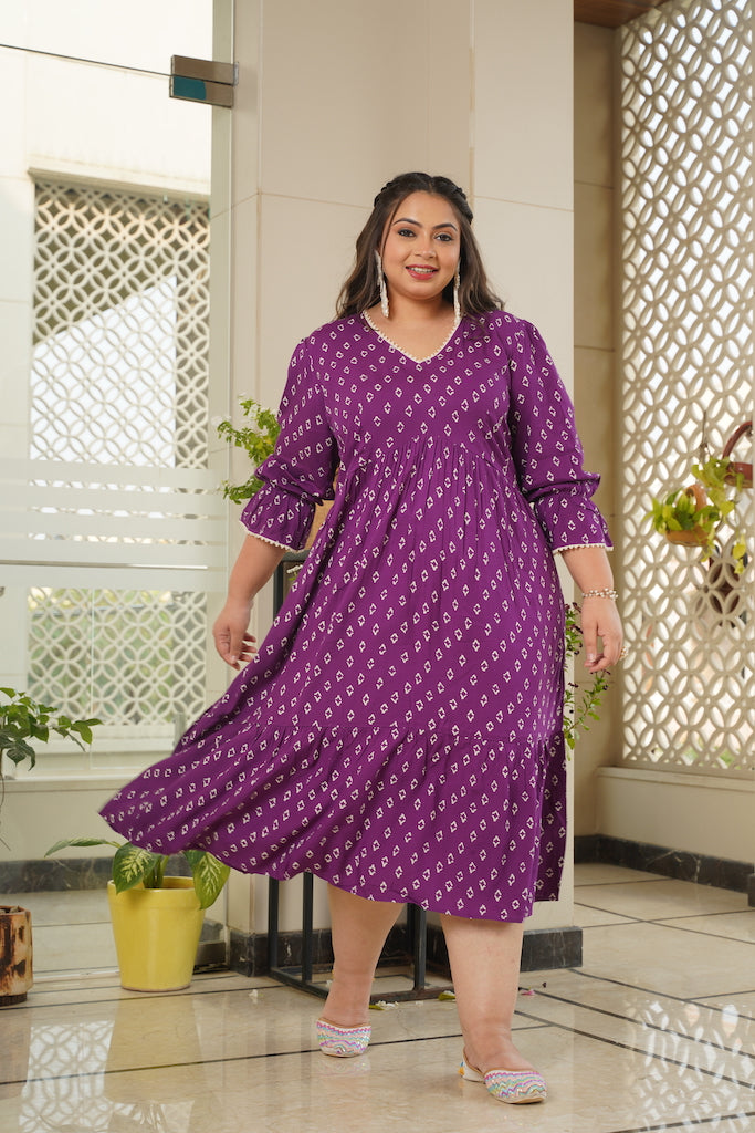 Purple Glamour Dress