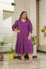 Purple Glamour Dress