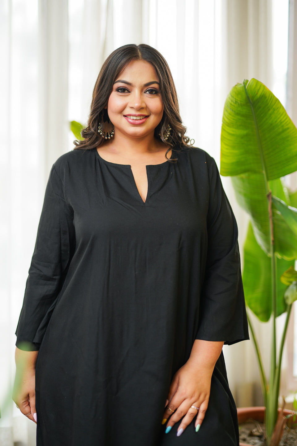 Black Paithani Kurta Suit Set with benarasi dupatta - (Set of 3)