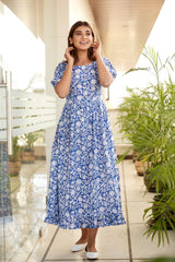 Floral Maxi Stylish Dress | NR